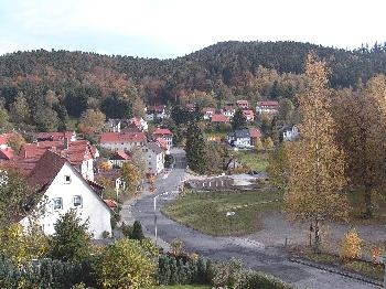 Wunderschöne Aussicht vom Terrassen-Pavillon aus