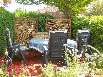 Grillplatz im Garten