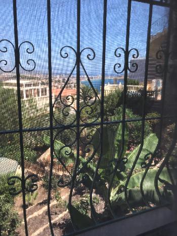 Blick zum Meer aus dem Schlafzimmer
