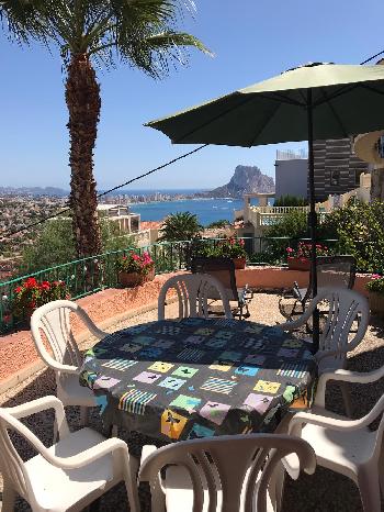 Ausblick von der Terrasse