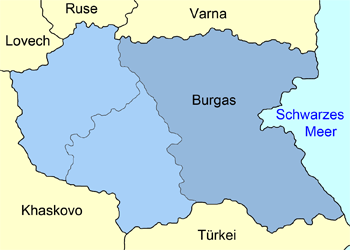 Karte Burgas