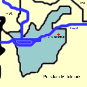 Karte Brandenburg