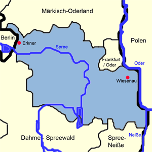 Karte Oder-Spree