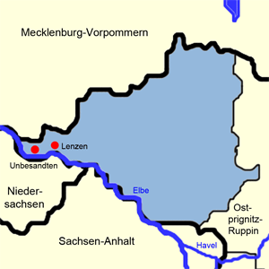 Karte Prignitz