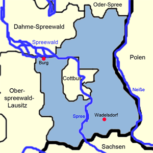 Karte Spree-Neisse
