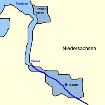Karte Bremen