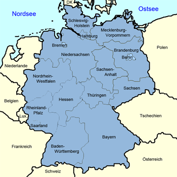 Karte Deutschland