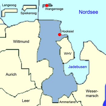 Karte Friesland