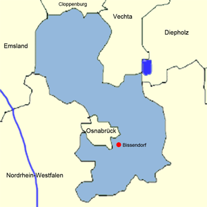 Karte Osnabrueck