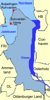 Karte Wesermarsch