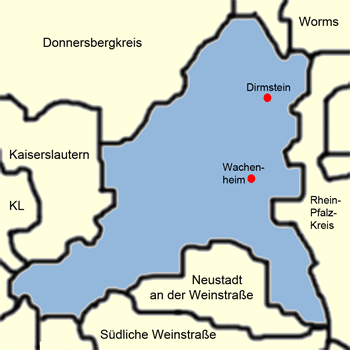 Karte Bad Dürkheim