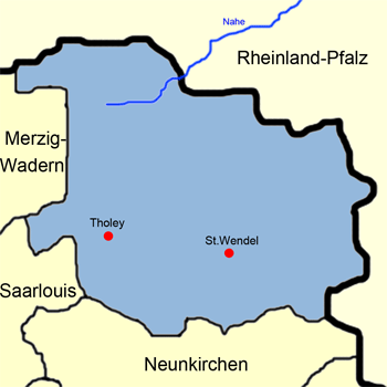 Karte St.Wendel