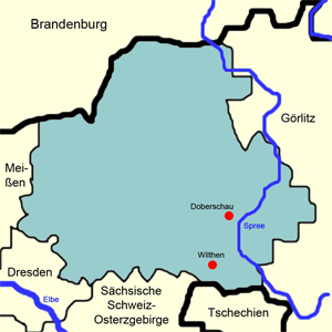Karte Bautzen