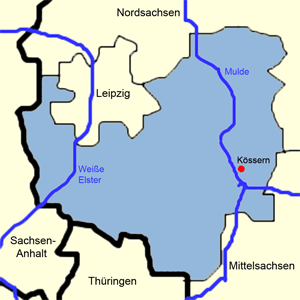Karte Leipziger Land