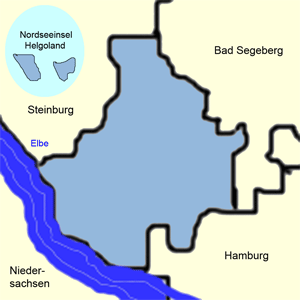 Karte Pinneberg