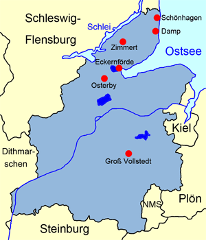 Karte Rendsburg-Eckernförde