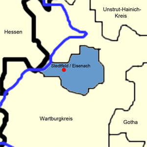 Karte Eisenach