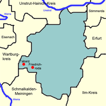 Karte Gotha