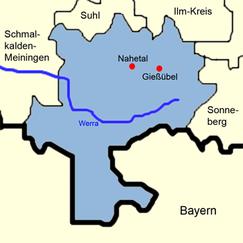 Karte Hildburghausen