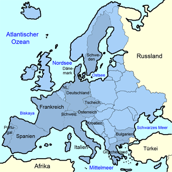 Karte Europa