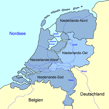 Karte Niederlande