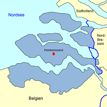 Karte Zeeland