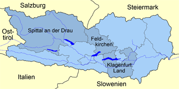 Karte Kärnten
