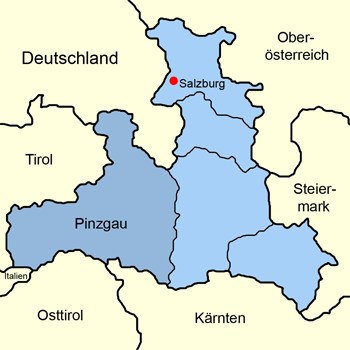 Karte Salzburg