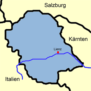 Karte Osttirol