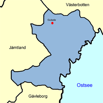 Karte Västernorrland