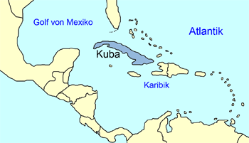 Karte Mittelamerika und Karibik